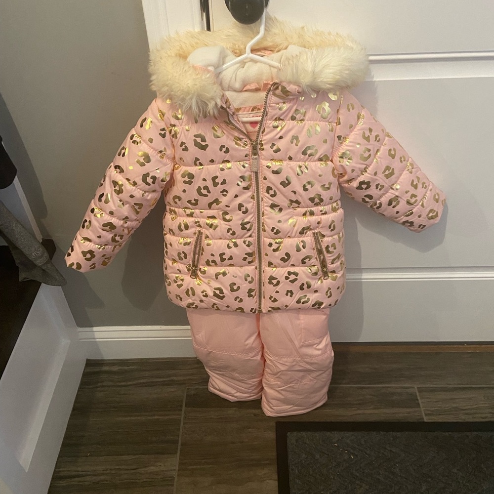 Girls snow suit, carters 4T